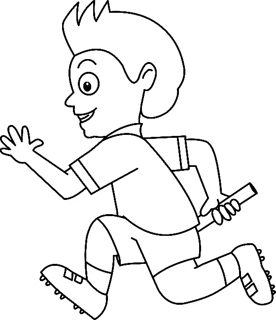 Athletics Coloring Pages 11