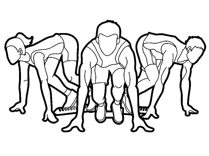 Atletismo Para Colorear 29