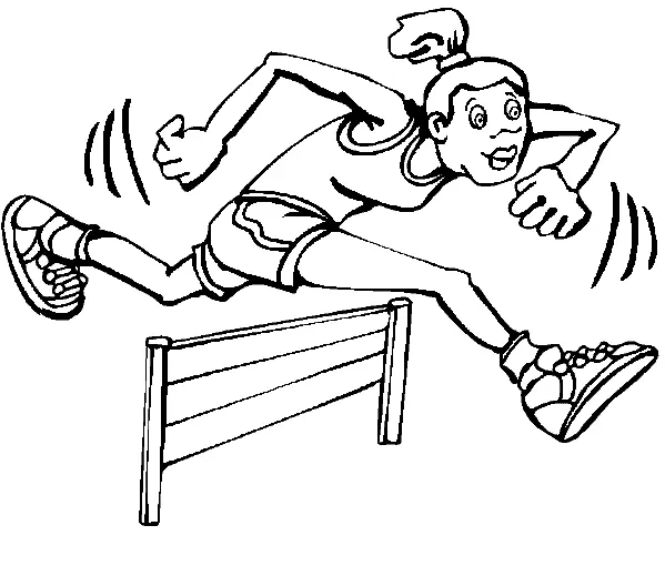 Atletismo Para Colorear 32