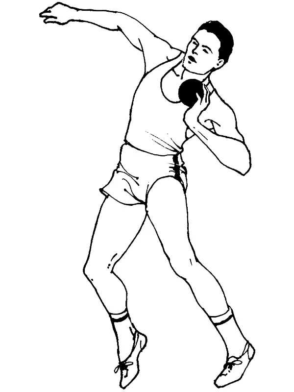 Atletismo Para Colorear 35