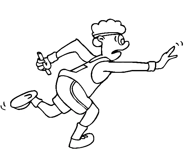 Atletismo Para Colorear 40