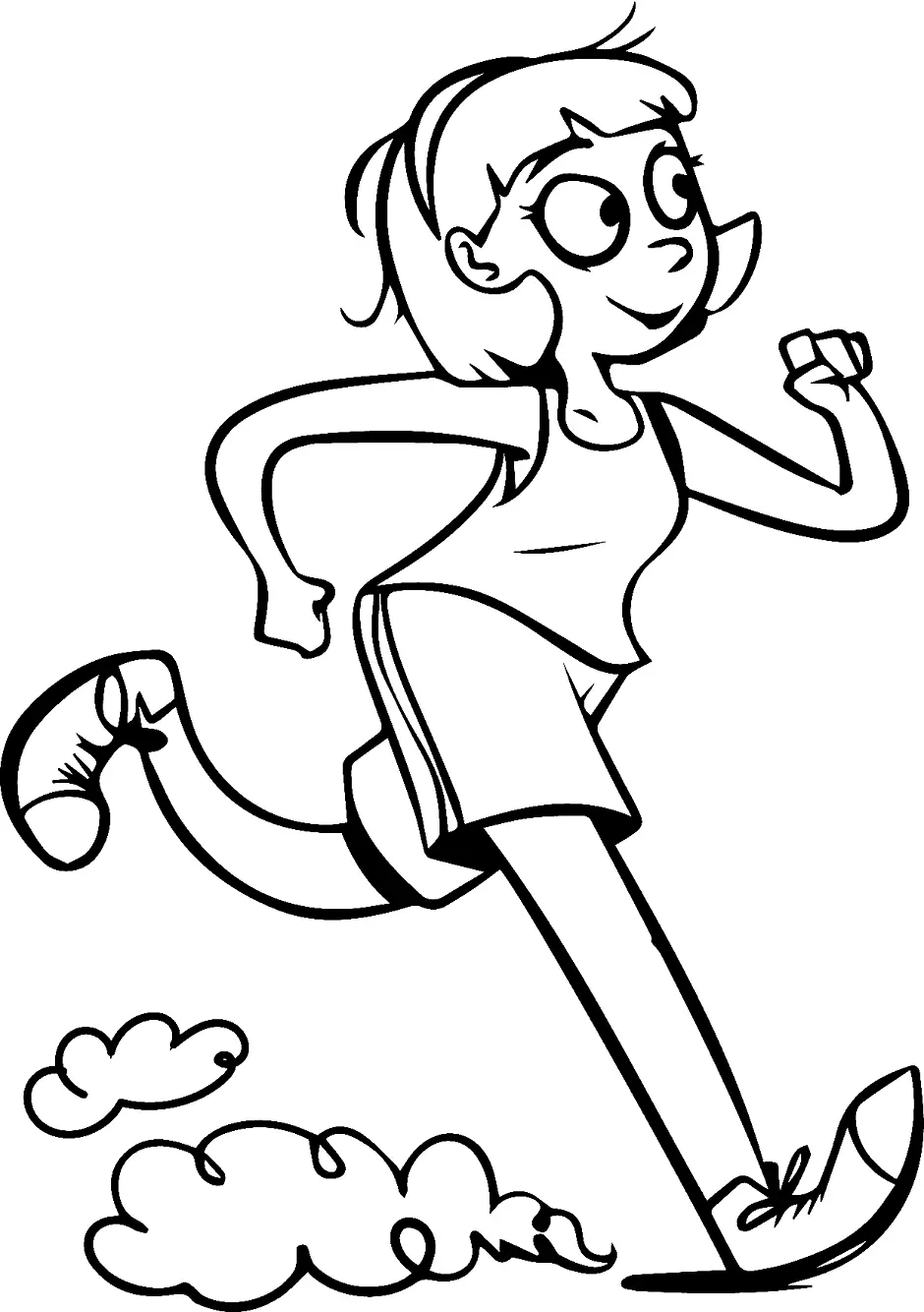 Athletics Coloring Pages 6