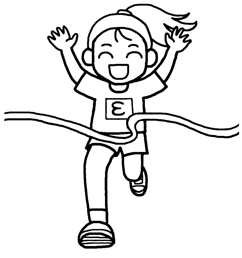 Atletismo Para Colorear 8