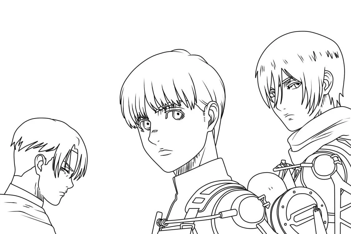 Attack On Titan AOT Ausmalbilder 8