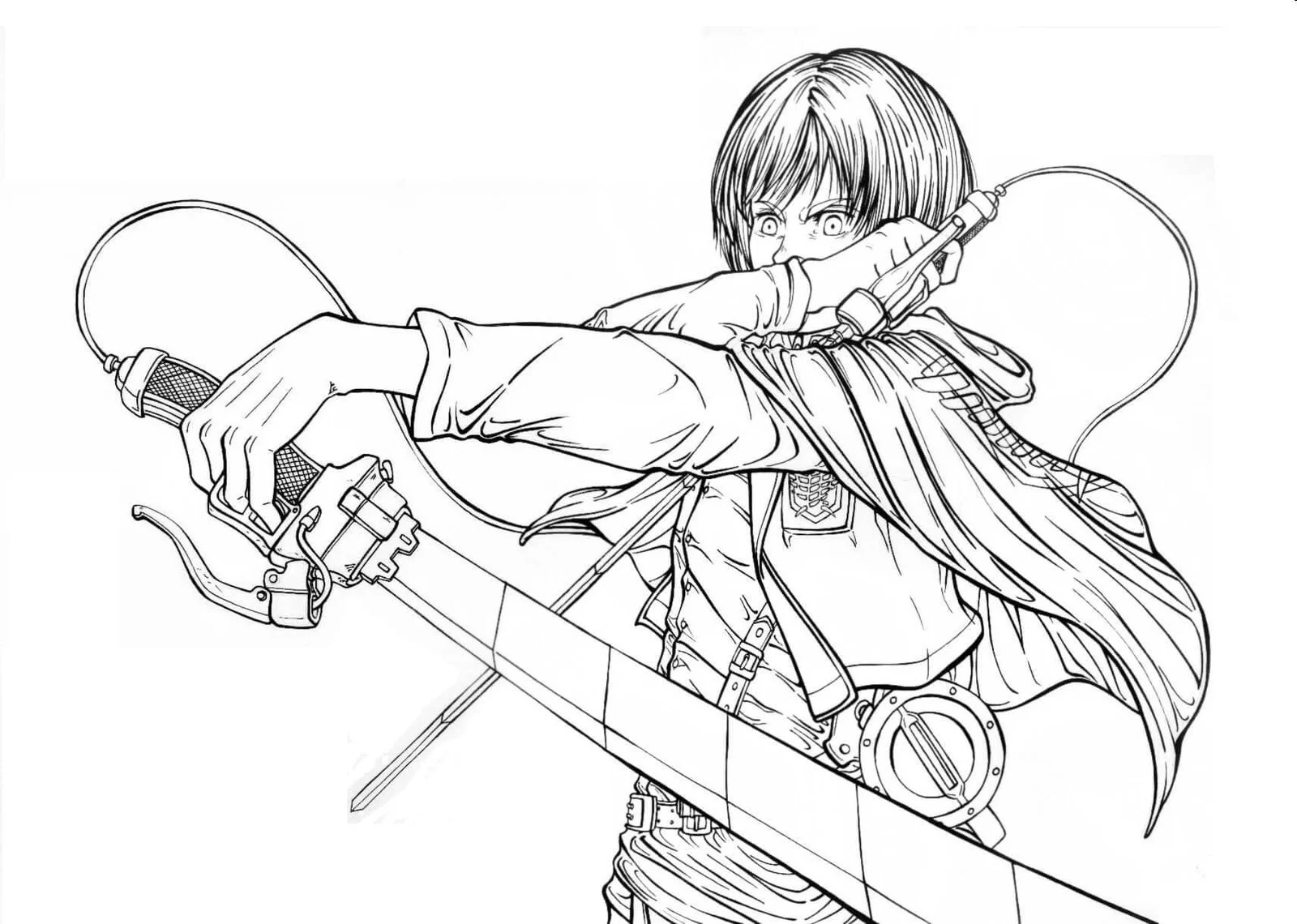 Attack On Titan AOT Ausmalbilder 11