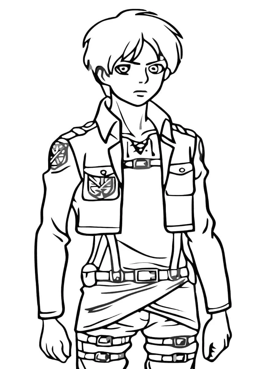 Attack On Titan AOT Ausmalbilder 15