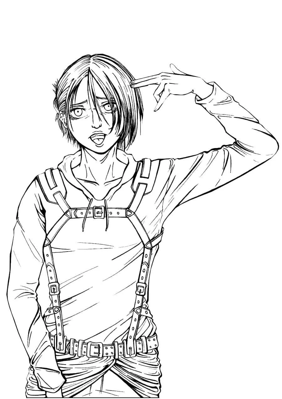 Attack On Titan AOT Ausmalbilder 16