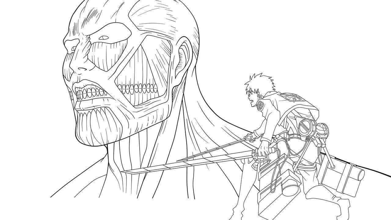 Attack On Titan AOT Ausmalbilder 21