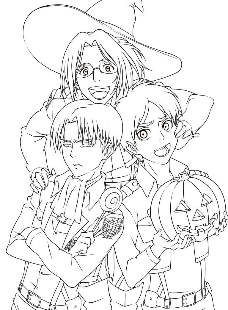 Attack On Titan AOT Ausmalbilder 32