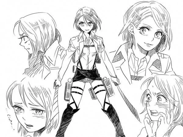 Attack On Titan AOT Ausmalbilder 56