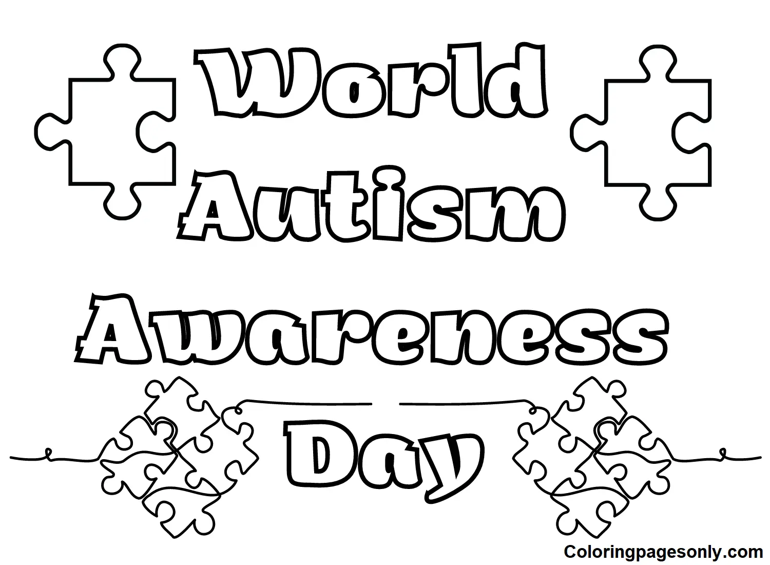 Autism Awareness Coloring Pages 106