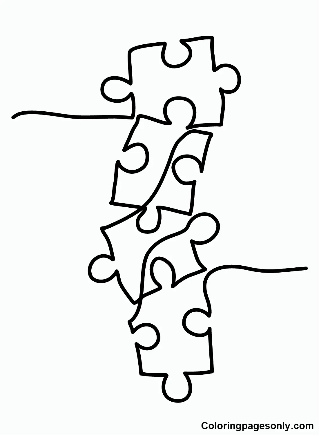 Desenhos de Paginas de Conscientizacao Sobre O Autismo Para Colorir 117