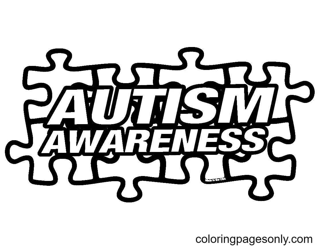Autism Awareness Coloring Pages 71