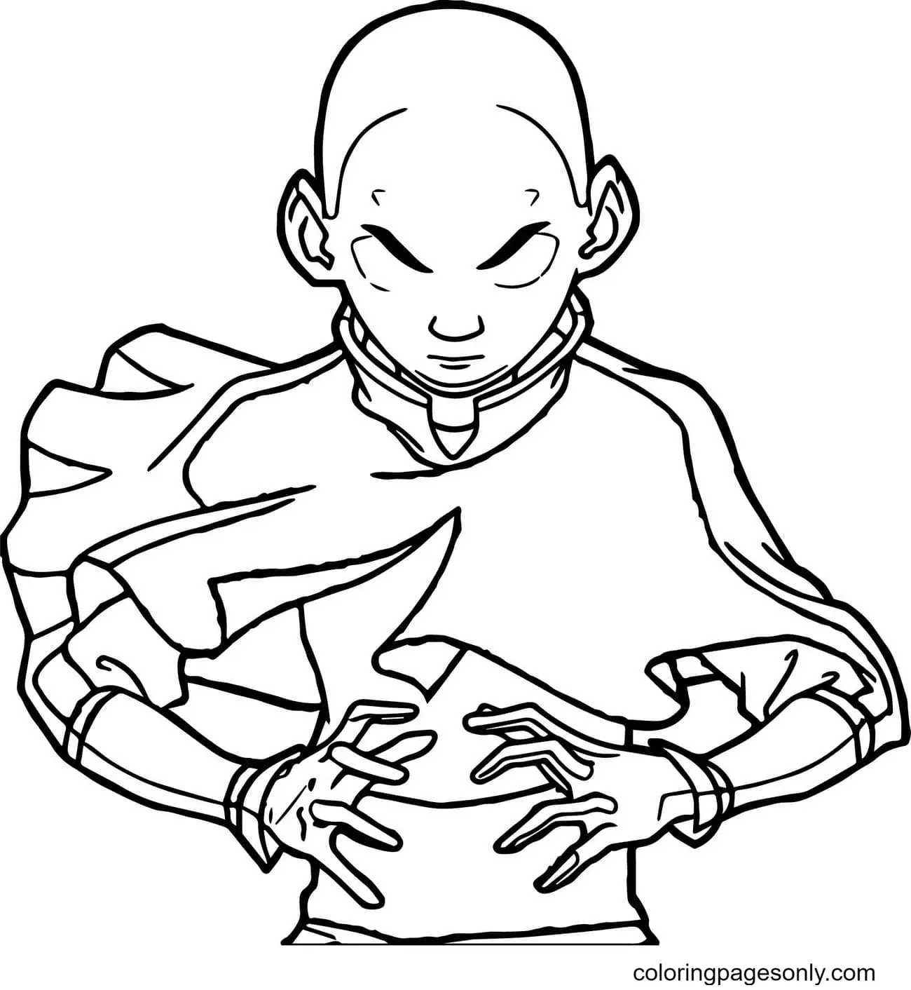Desenhos de Avatar A Lenda de Aang Para Colorir 46