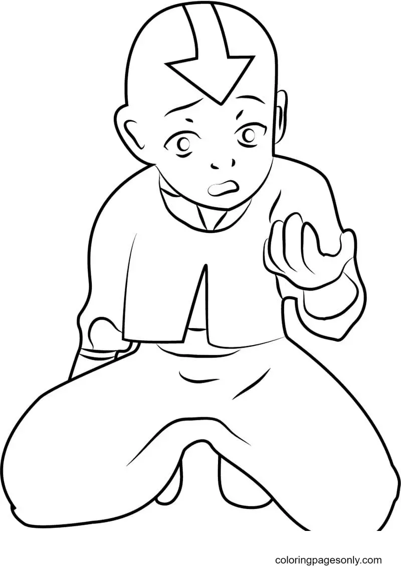 Desenhos de Avatar A Lenda de Aang Para Colorir 71