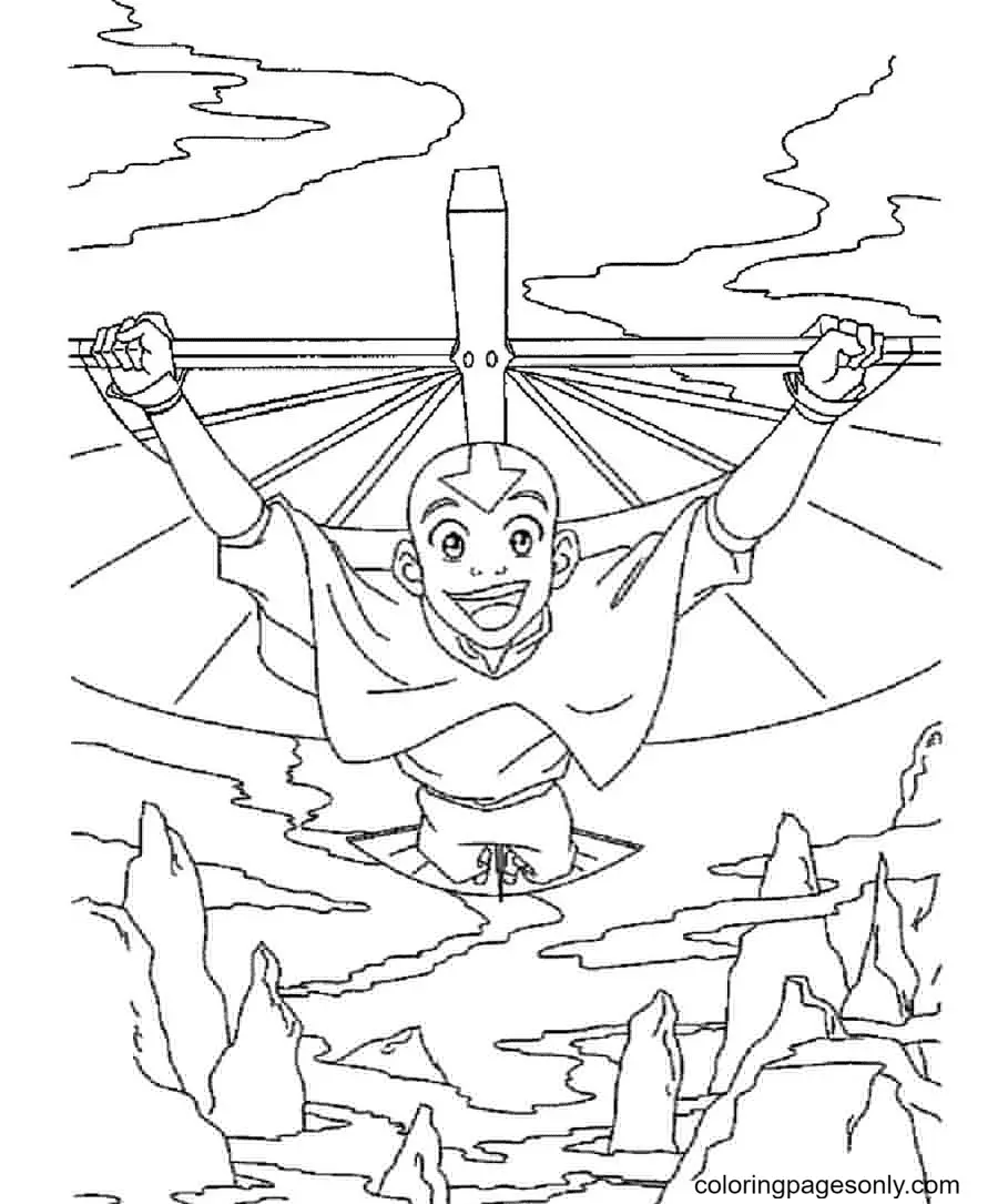 Desenhos de Avatar A Lenda de Aang Para Colorir 90