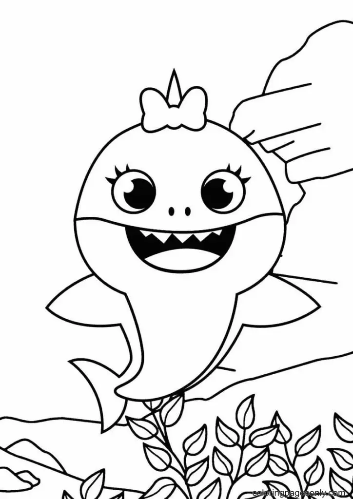 Baby Shark Coloring Pages 3