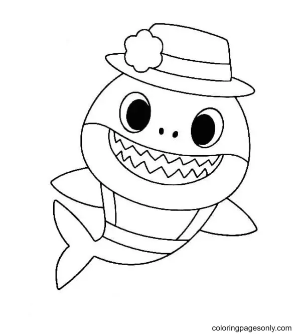 Baby Shark Coloring Pages 35