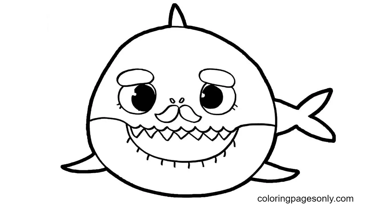 Baby Shark Coloring Pages 46