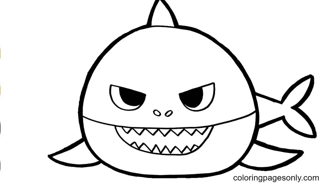 Baby Shark Coloring Pages 47
