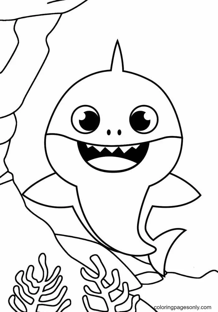 Baby Shark Coloring Pages 51