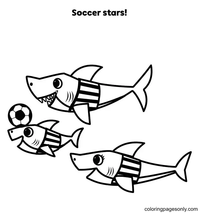 Desenhos de Bebe Tubarao Para Colorir 61