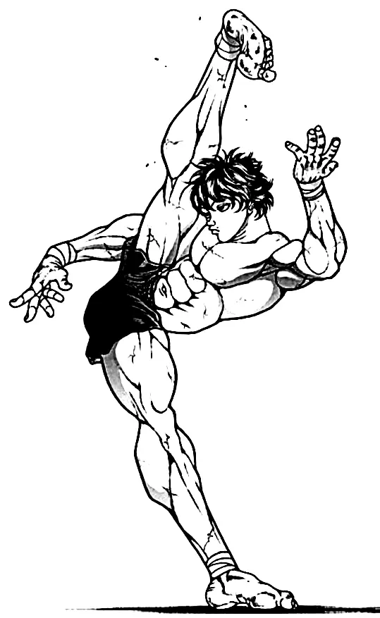 Baki Hanma Coloring Pages 15