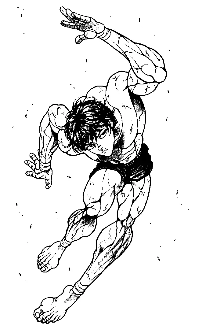 Baki Hanma Coloring Pages 16
