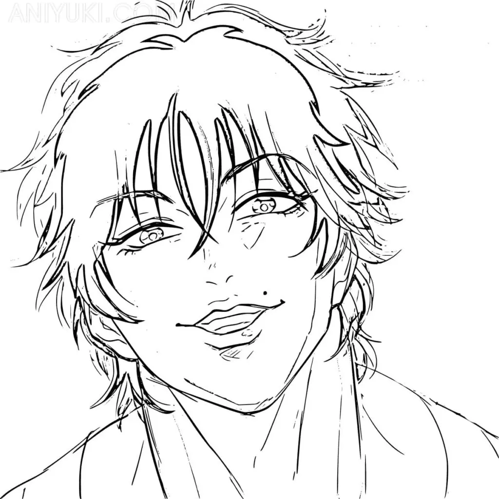 Baki Hanma Coloring Pages 22