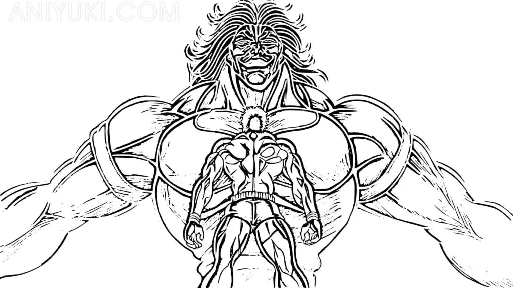 Baki Hanma Coloring Pages 25