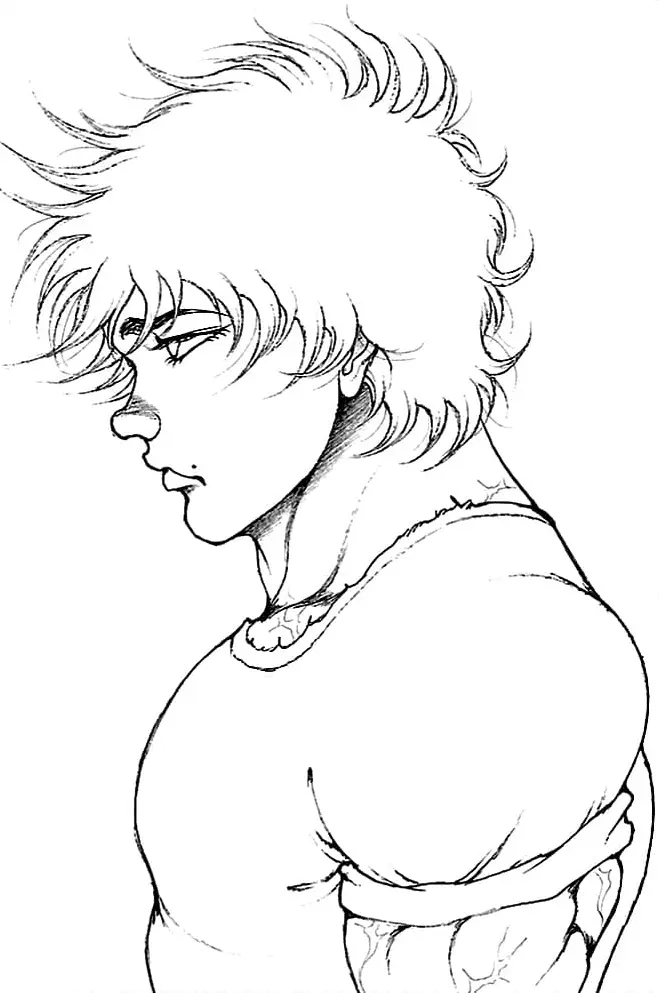 Baki Hanma Coloring Pages 5