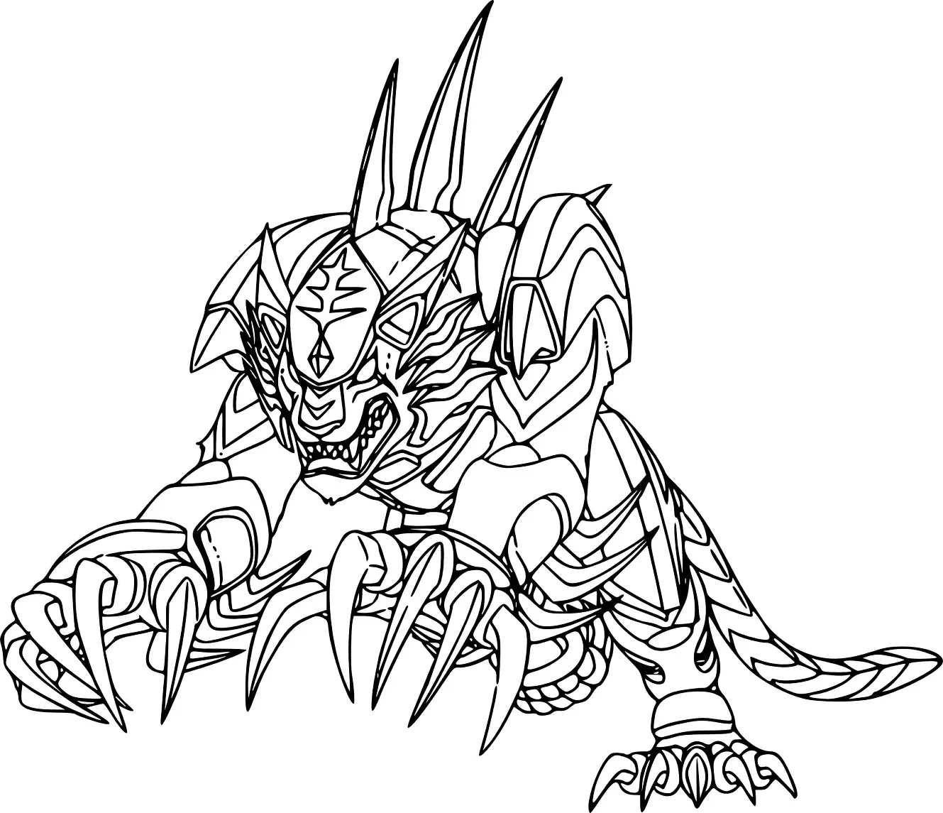 Bakugan Coloring Pages 10
