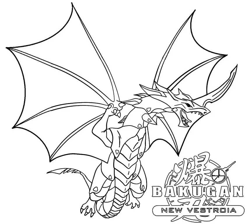 Bakugan Coloring Pages 11