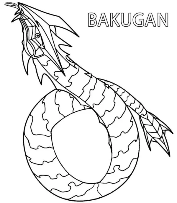 Bakugan Coloring Pages 18