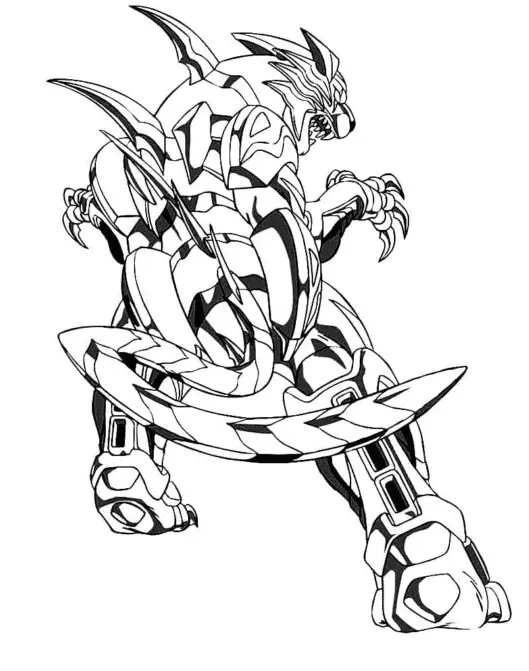Bakugan Coloring Pages 19
