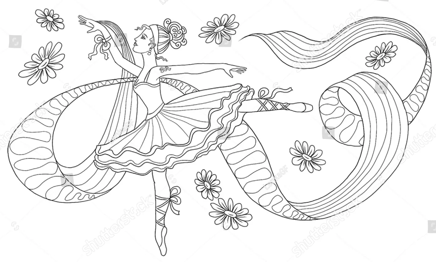 Bailarinas Para Colorear 38