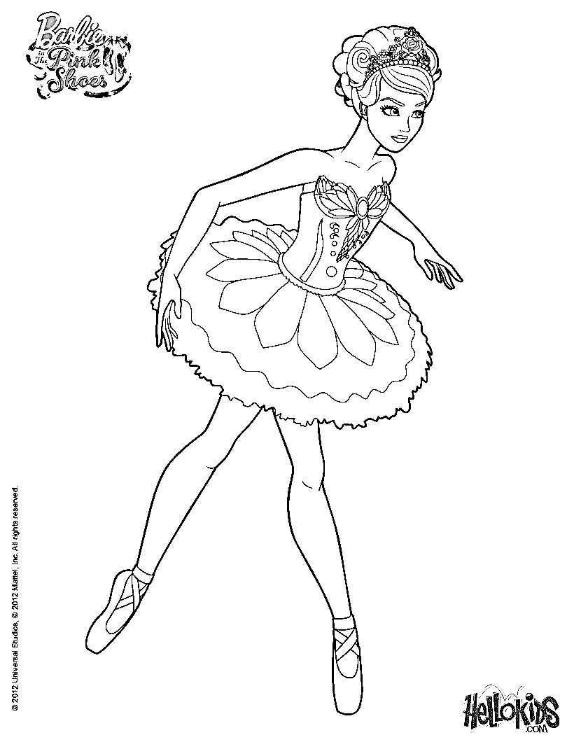 Bailarinas Para Colorear 5