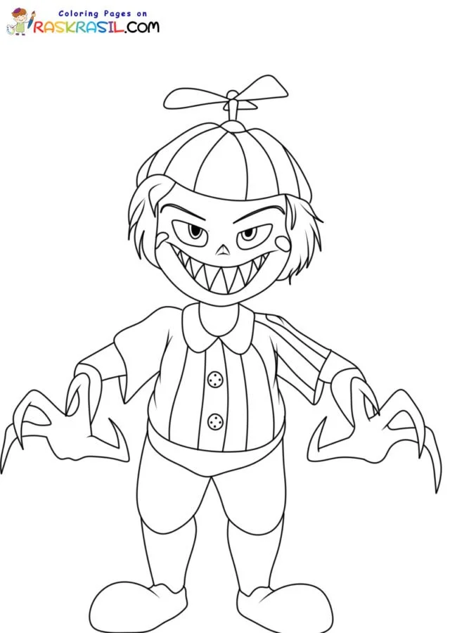 Balloon Boy Coloring Pages 4