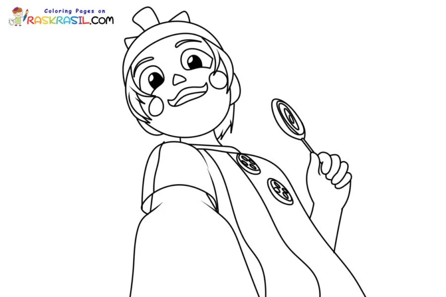 Balloon Boy Coloring Pages 6