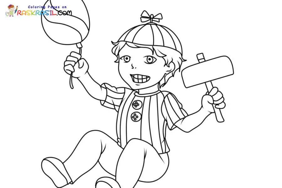 Balloon Boy Coloring Pages 7