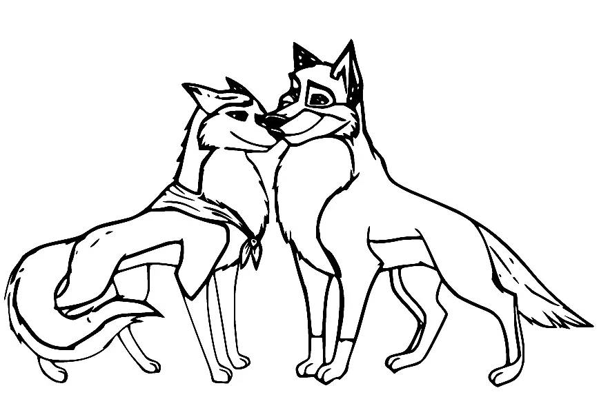 Balto Ausmalbilder 12