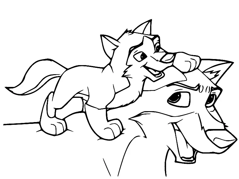Balto Ausmalbilder 26