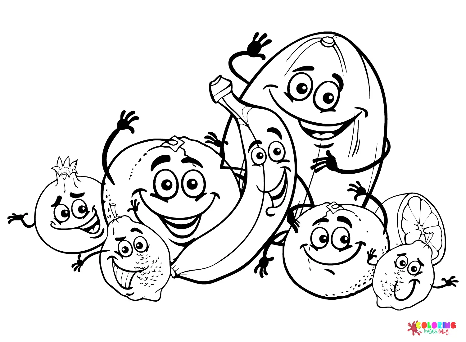 Bananas Coloring Pages 22