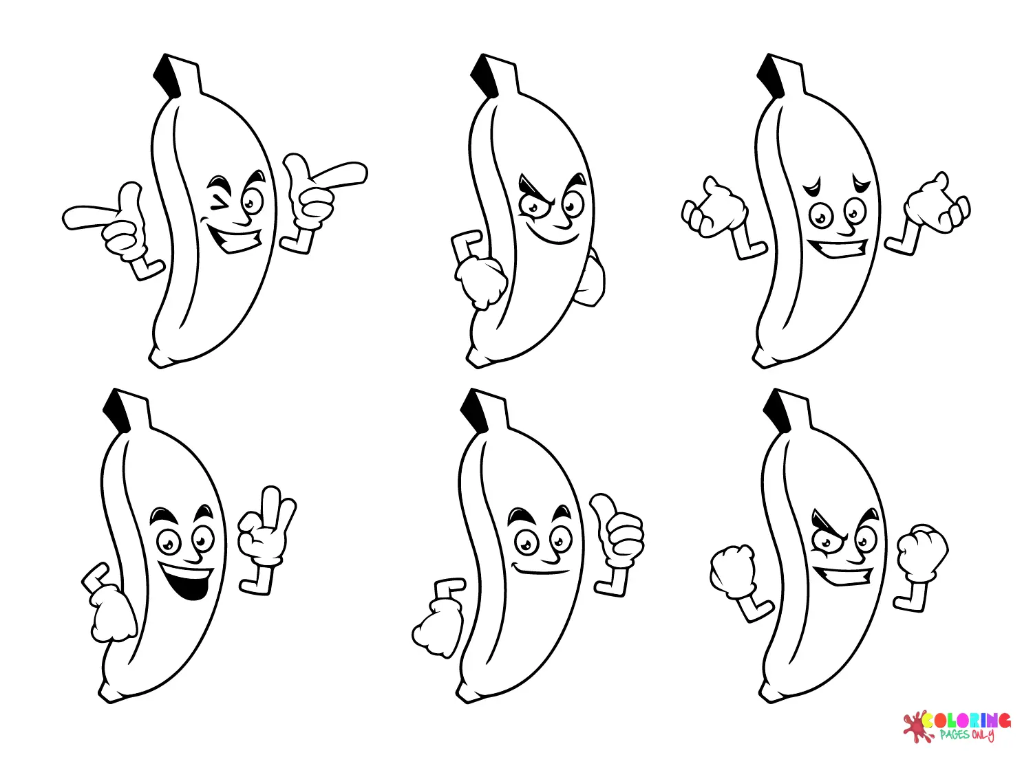 Bananas Coloring Pages 23