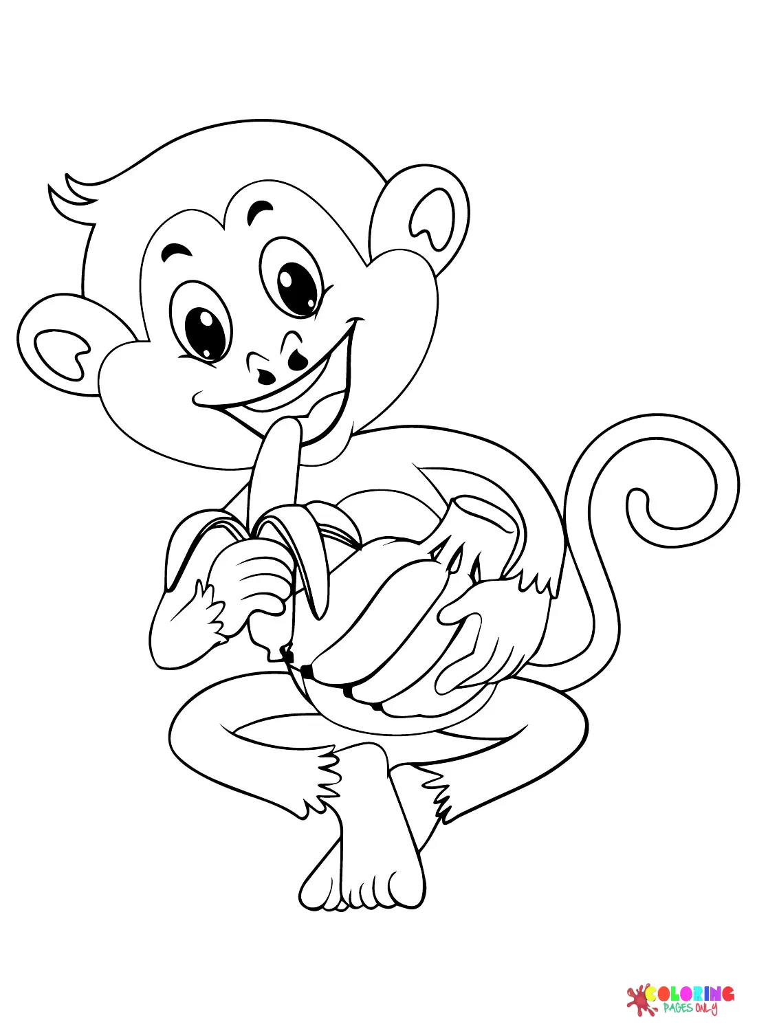 Bananas Coloring Pages 9