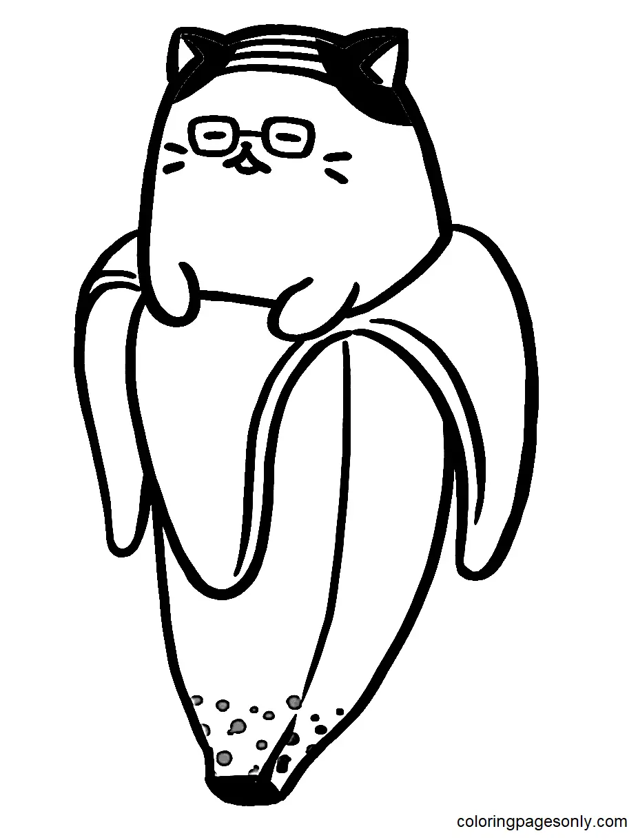 Bananya Ausmalbilder 46