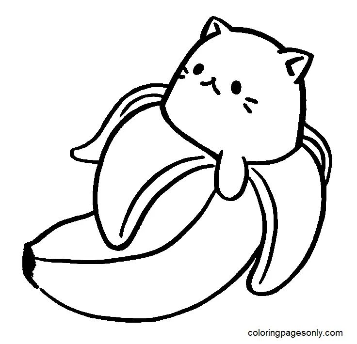 Bananya Ausmalbilder 5