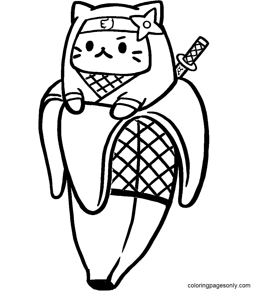 Bananya Ausmalbilder 8