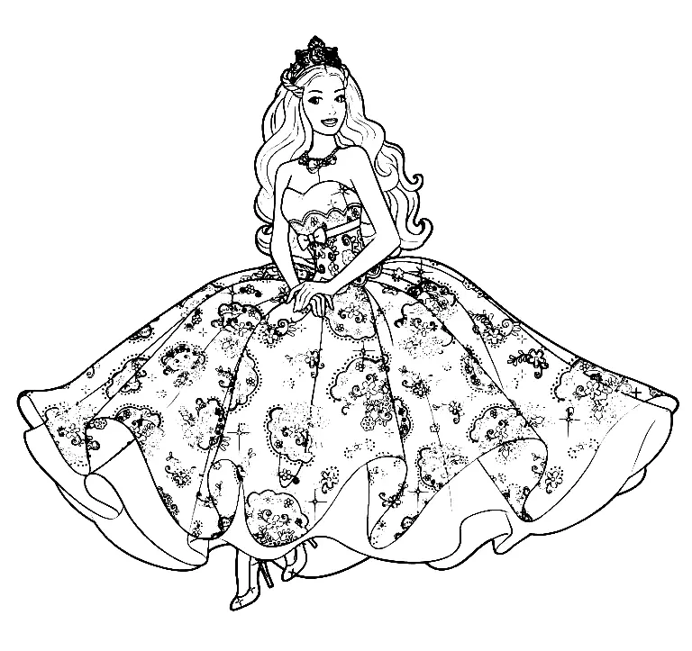 Barbie Ausmalbilder 1