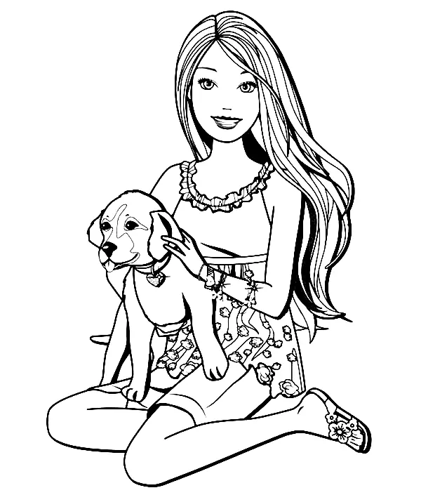 Barbie Ausmalbilder 16